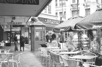 In the historic Battery Row district of Hobart, Tasmania. 