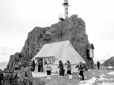 Visitors’ center at the Henry Arctowski Antarctic Station, which belongs to the Polish Academy of Sciences.