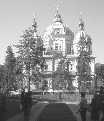 Zenkov Cathedral, one of the world’s tallest wooden buildings — Almaty, Kazakhstan.