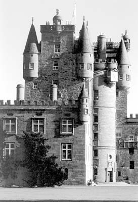 Glamis Castle in Glamis.