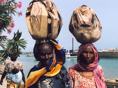 Photographed in Elmina on Ghana’s Gold Coast, these two Chadian women trekked over 1,500 miles to escape turmoil in their homeland.