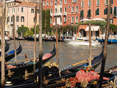 A view of one of Venice's palazzi-lined canals.