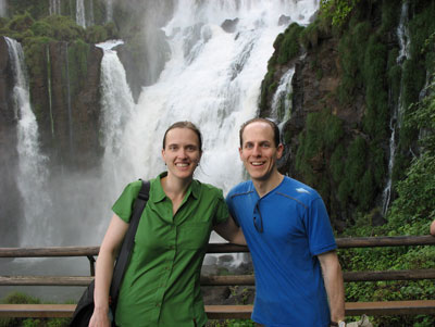 We were soaked after taking a speedboat tour of Iguazú Falls.