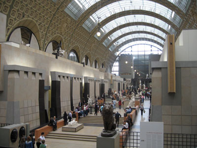 Inside the Musée d’Orsay.