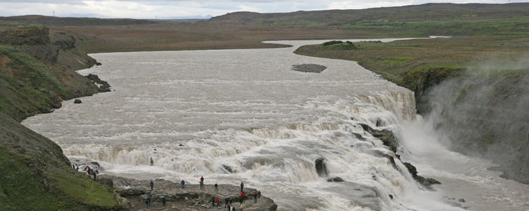 Gullfoss (actually, half of it; there are two falls there).