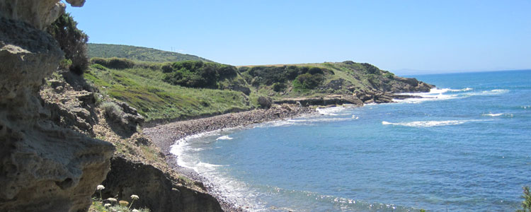 One of the many beaches south of Castelsardo.