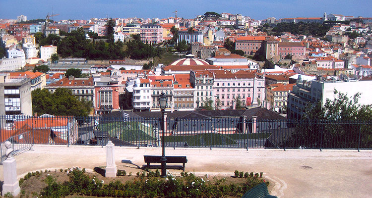 View from one of Lisbon’s miradouros.