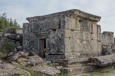 Tomb in the necropolis at Hierapolis.