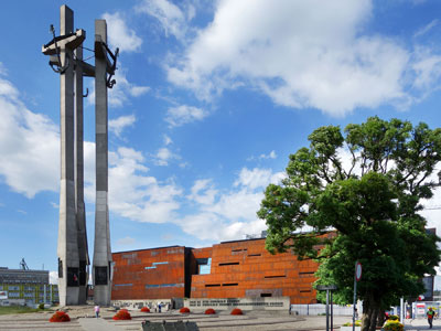 The European Solidarity Center in Gdansk is designed to resemble the rusted hull of a giant ship. Photo by Rick Steves