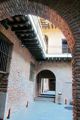 One of the patios of El Zanjón de Granados, located in the Buenos Aires barrio of San Telmo. Photos by Julie Skurdenis