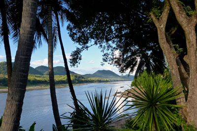 View of the Mekong River.