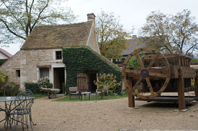 The 18th-century farmhouse Hôtel le Clos, which served as our B&B just outside Beaune.