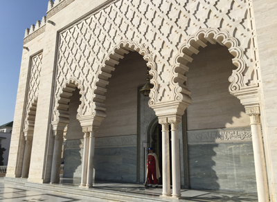 An example of Morocco’s beautiful architecture and tilework.