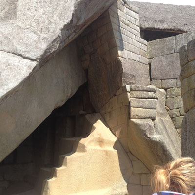 A sacred cave below the Temple of the Sun at Machu Picchu.