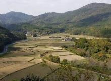 This expansive view was seen from a high vantage point on one of our hikes.