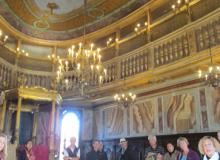 Interior of Scola Tedesca, one of Ghetto’s still-existing five historic synagogues — Venice, Italy. Photos by Julie Skurdenis