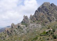 Monte Calvario, near the ghost town of Pentedattilo in Calabria, Italy. Photo by Victoria Wion