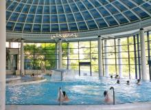 An elegant pool at the Caracalla Thermal Baths. Photo by Sandra Hundacker