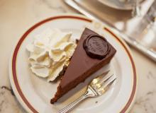 Vienna's beloved Sacher torte. Photo by Dominic Arizona Bonuccelli