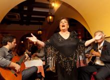 Fado is sung from the heart. Photo by Dominic Arizona Bonuccelli