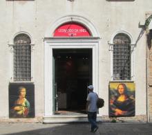 Façade of the Leonardo da Vinci Museum. Photo by Victor Block