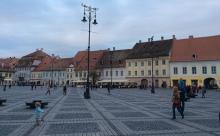 The main plaza in Sibiu, Romania. Photos by Kitty Chen Dean