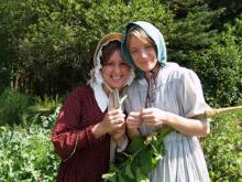 Children, too, serve as costumed docents at Kings Landing.