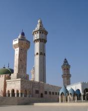 The towering Grand Mosque