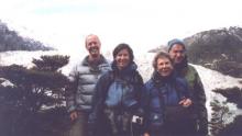 Mark & Linda Young and Nell & Ed McCombs at Pia Glacier, Chile