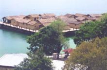 Bay of Bones archaeological site on Lake Ohrid, Macedonia