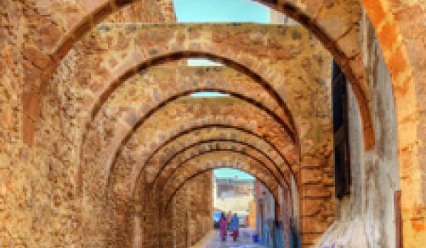 Arched street within the Old Town of Safi, a coastal city in Morocco. Photo: ©Leonid Andronov/123rf.com