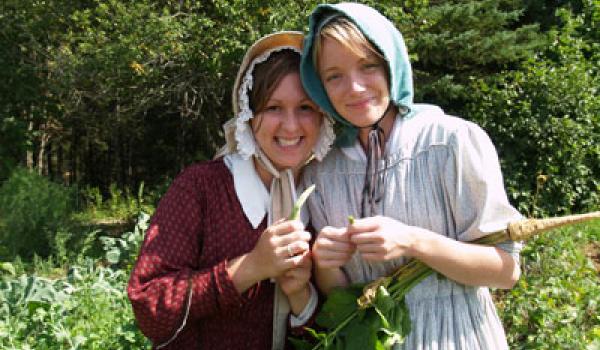 Children, too, serve as costumed docents at Kings Landing.