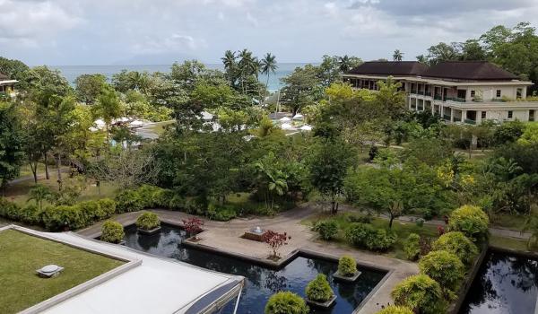 The Savoy Resort & Spa had a large relaxing pool.