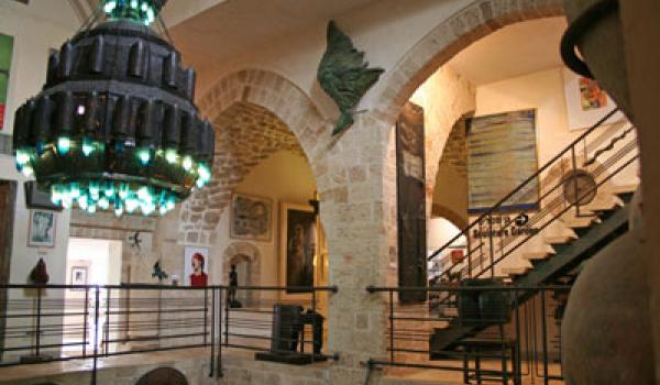 Second floor, Ilana Goor Museum, Jaffa, Israel.