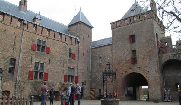 Inner courtyard at Muiden Castle — the Netherlands. Photos: Skurdenis