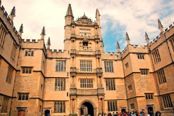 Some books at Oxford University's Bodleian Library date back to medieval times. Photo by Cameron Hewitt