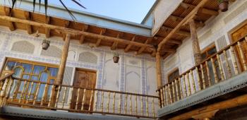 Second floor of the Amelia Boutique Hotel in Bukhara, Uzbekistan. Photo by Edna R.S. Alvarez