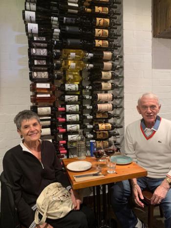 Deanna and Josip Palić at Plus 39 Pizzeria in Melbourne.