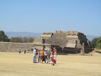 Building K in the Grand Plaza of Monte Albán.