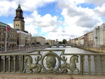 The canal Stora Hamnkanalen in Göteborg, Sweden. Photo by Karen Stensgaard