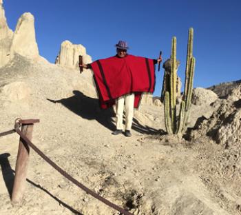 Frank Stewart in Valle de la Luna (Valley of the Moon) — Bolivia.