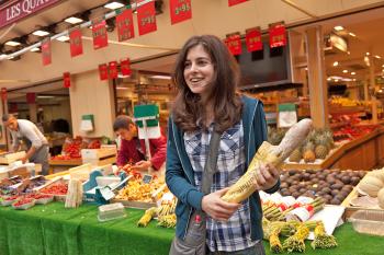 Rue Cler’s stores make picnic-shopping fun in Paris. Photo by Dominic Arizona Bonuccelli