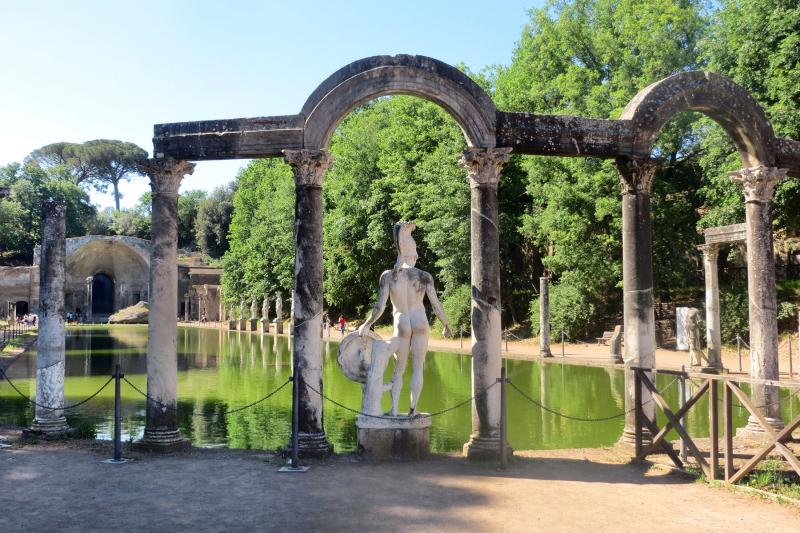 At his villa in Tivoli, Emperor Hadrian re-created architectural styles and statuary from across his vast empire. Photo by Suzanne Kotz