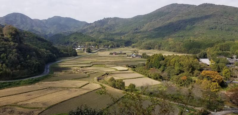 This expansive view was seen from a high vantage point on one of our hikes.