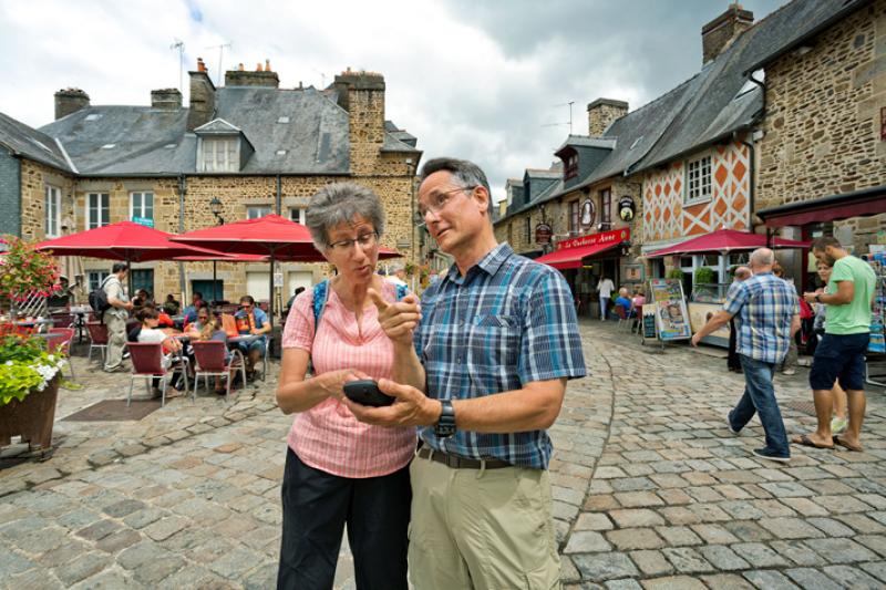 It’s easy to find Wi-Fi at cafés, transit hubs, tourist offices and public squares throughout Europe. Photo by Dominic Arizona Bonuccelli