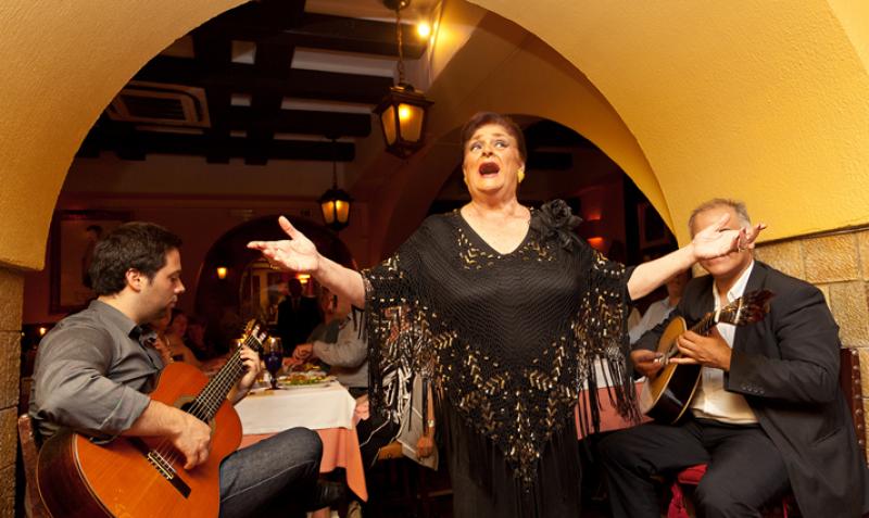 Fado is sung from the heart. Photo by Dominic Arizona Bonuccelli